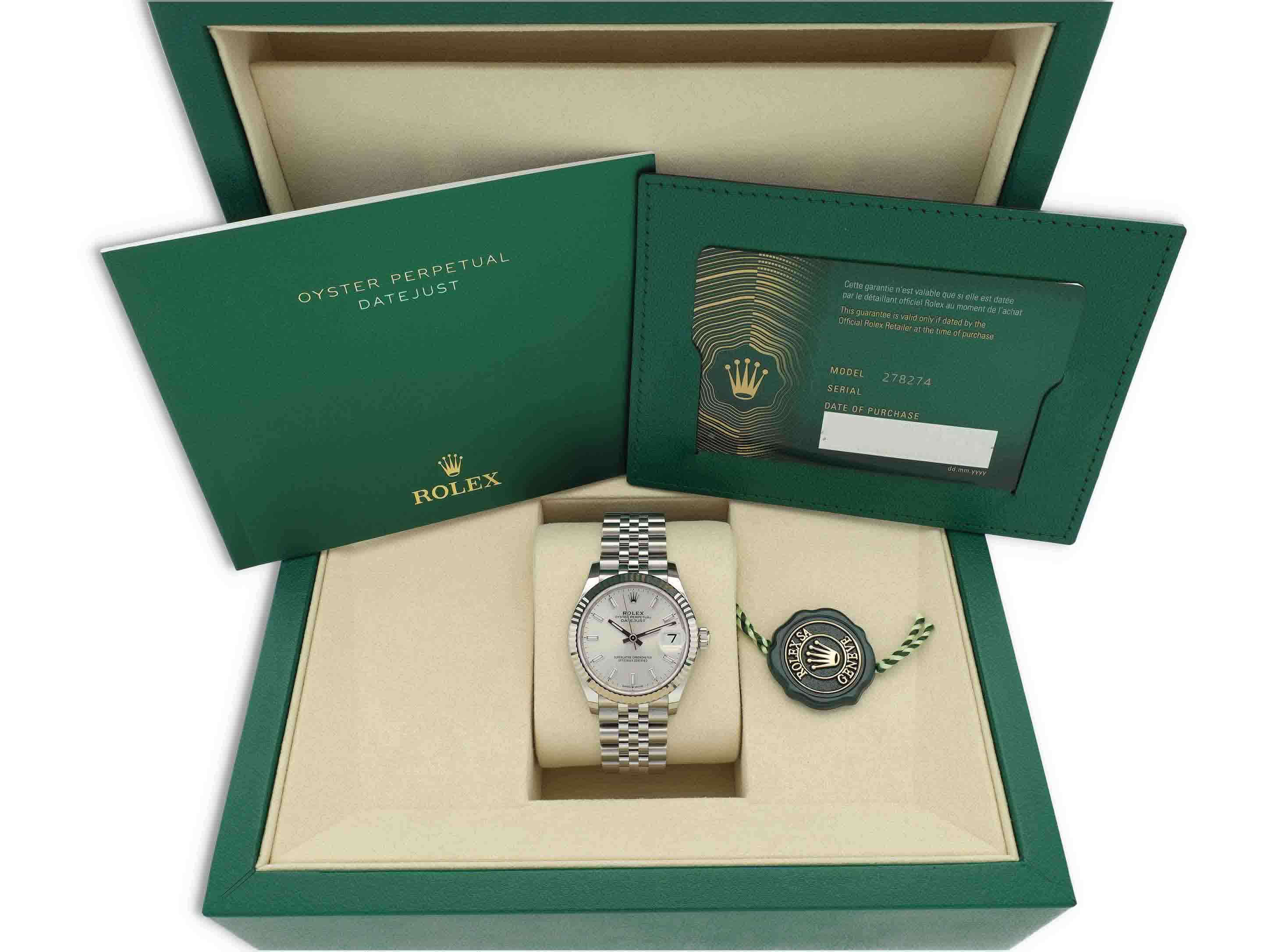 Rolex Datejust Midsize 31 278274 NEW - Image 11